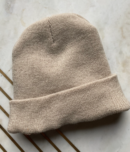 Satin Lined Beanie - Black