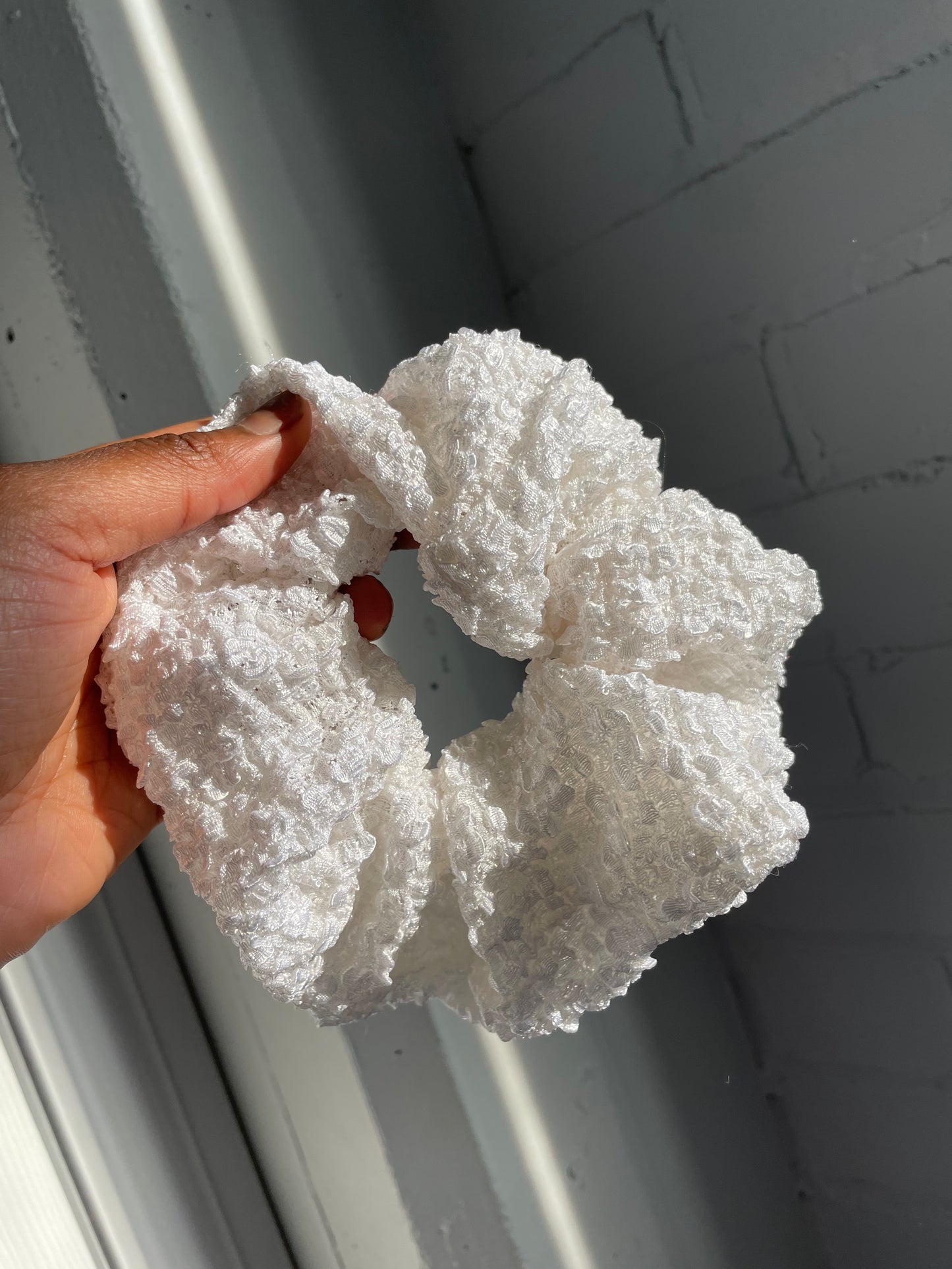 Bridal Hair Scrunchie Set (Set of 3)