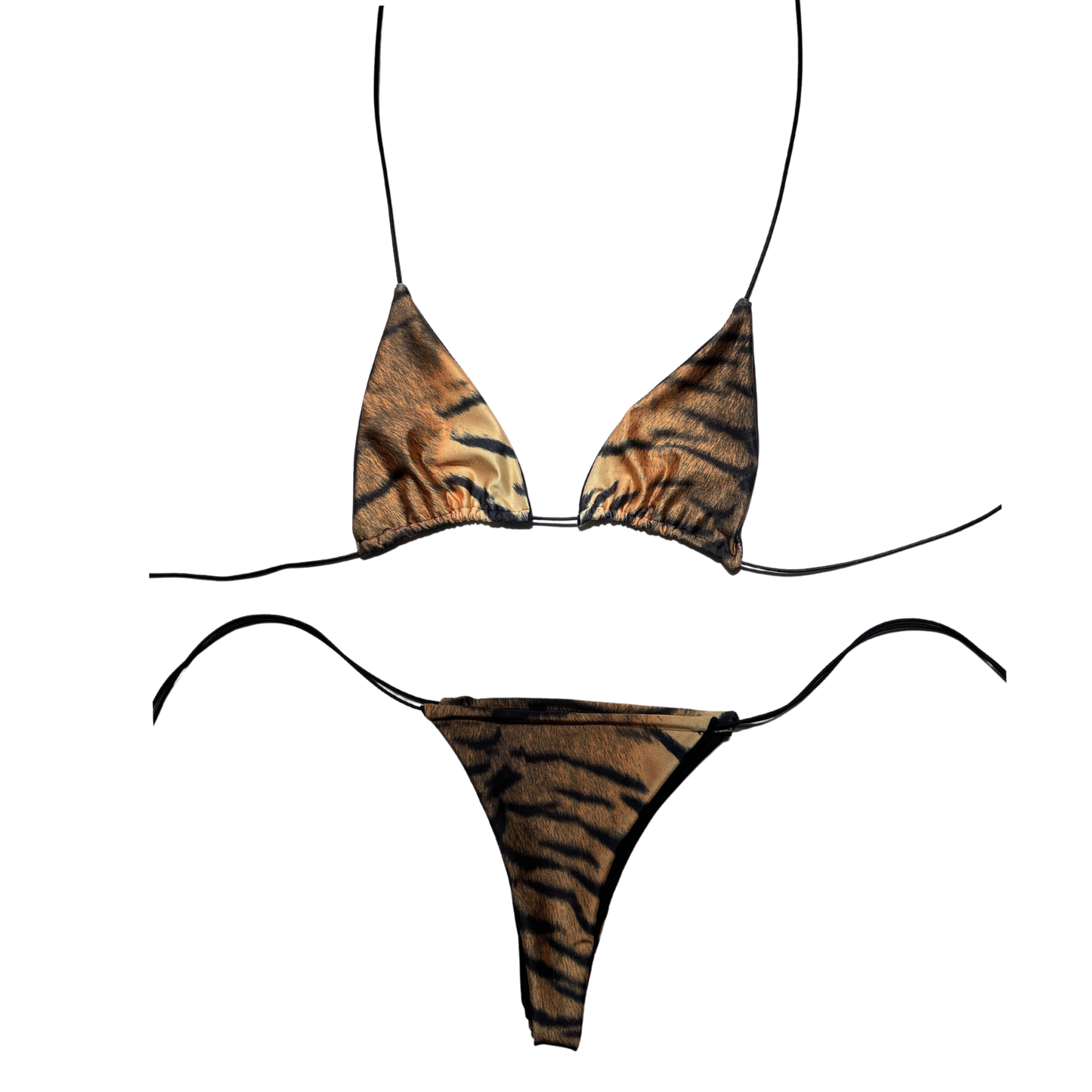 Tiger Print Bikini Set