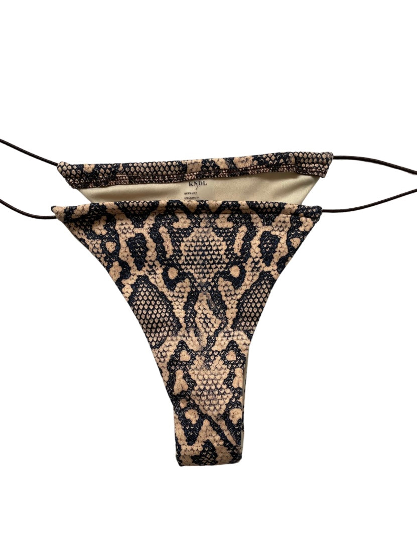 Snakeskin Bikini Bottoms