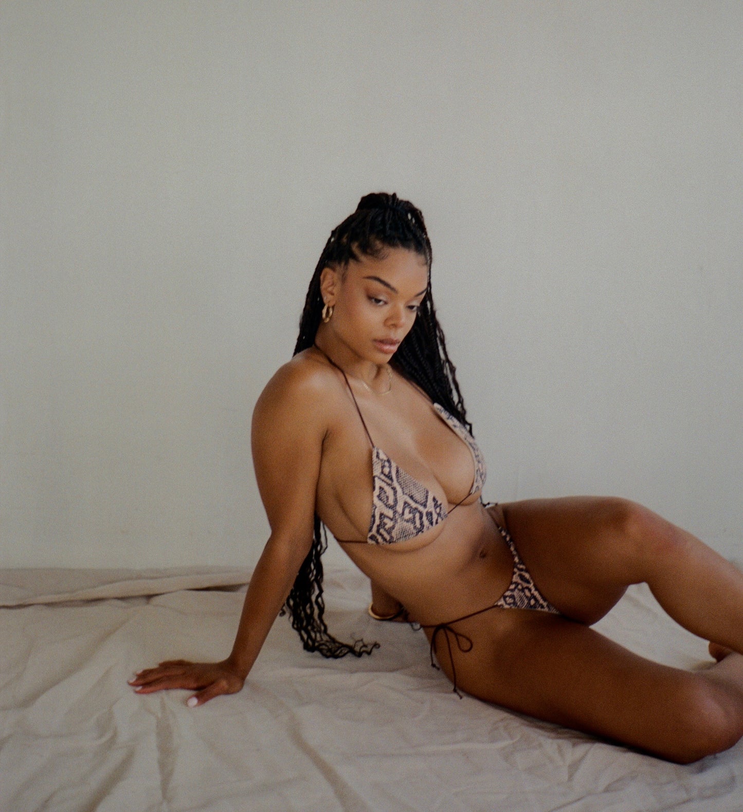 Snakeskin Bikini Set