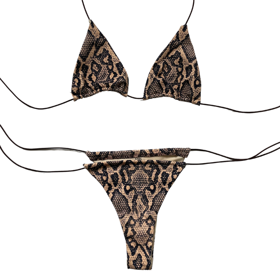 Snakeskin Bikini Set