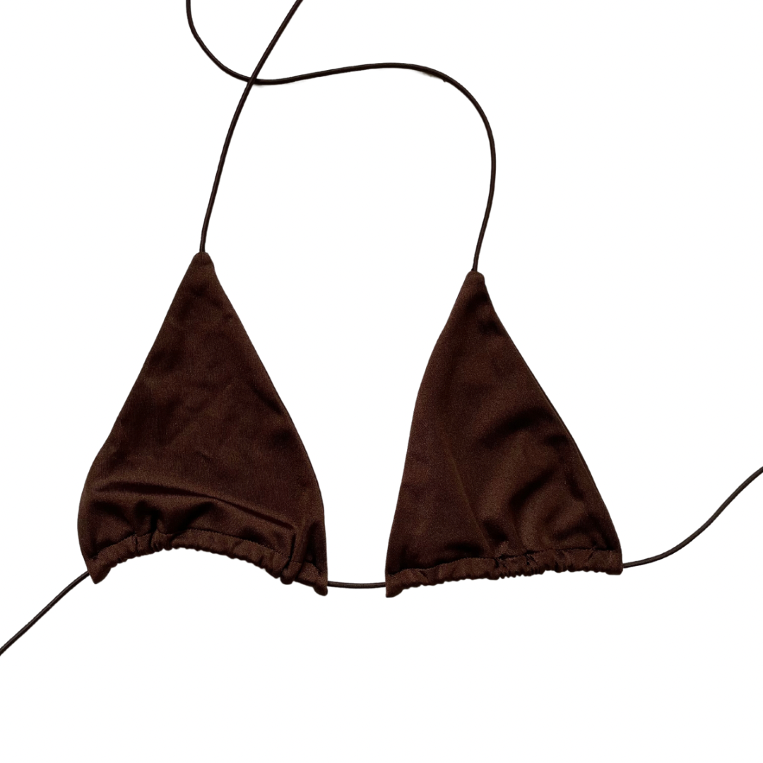 Brown Bikini Top