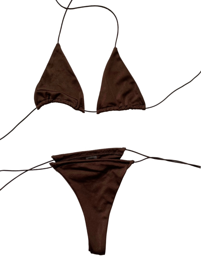 Swim Brown Bikini Set