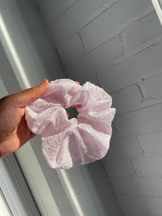 Hair Scrunchie - Pink Floral