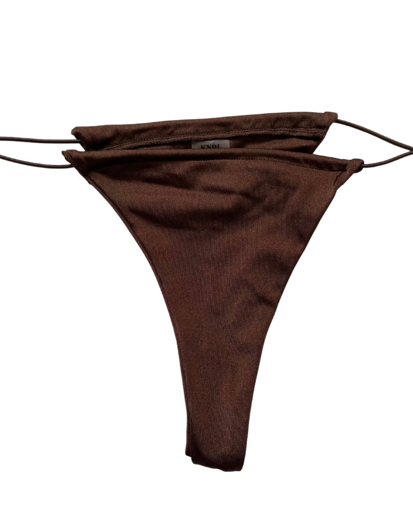 Swim: Brown Bikini Bottoms