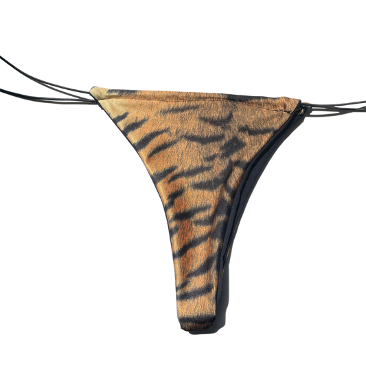 Tiger Print Bikini Bottoms